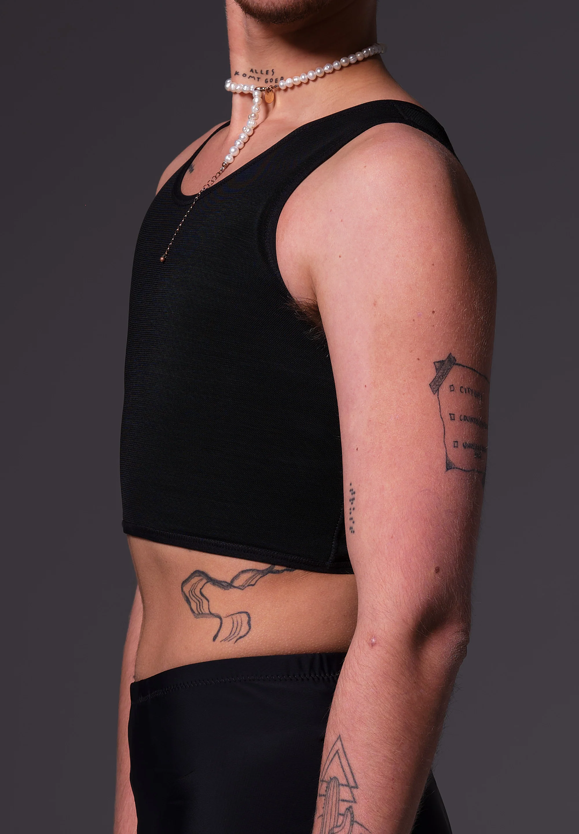 Basic Swim Binder black