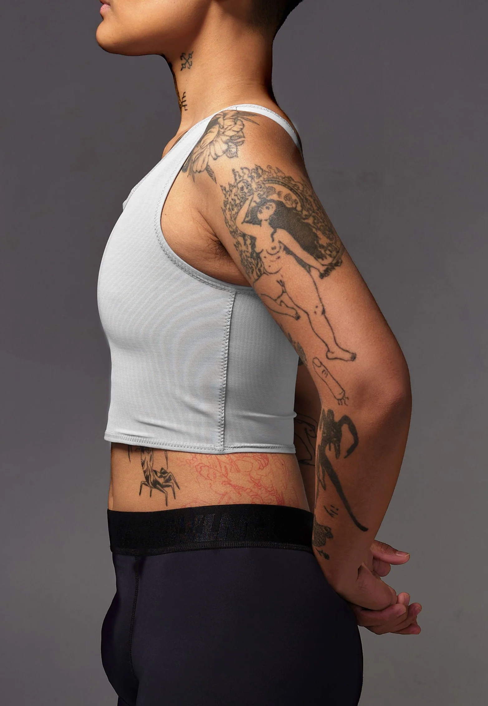 Basic Swim Binder grey - Image 2