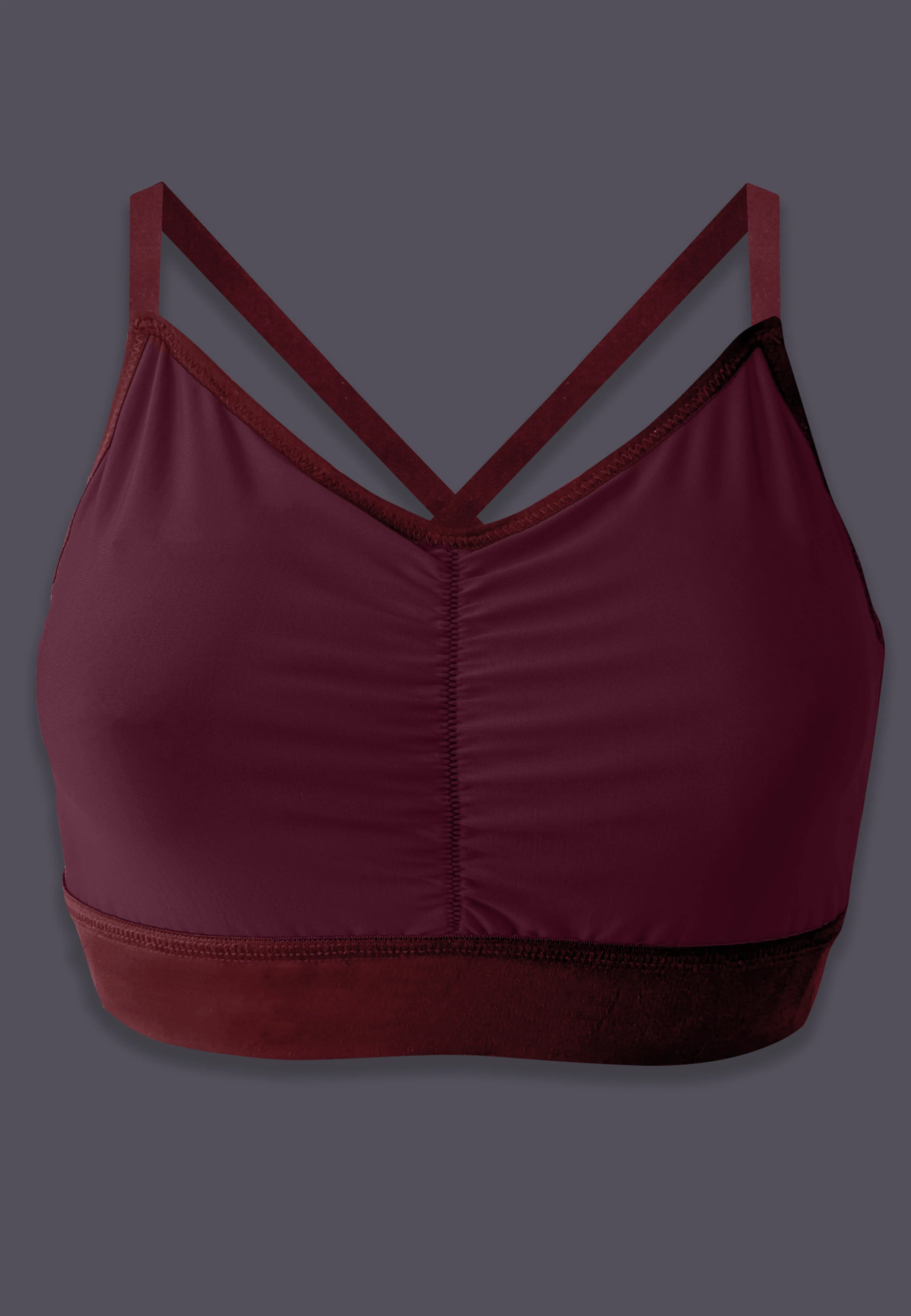 Bra Top burgundy - Image 5