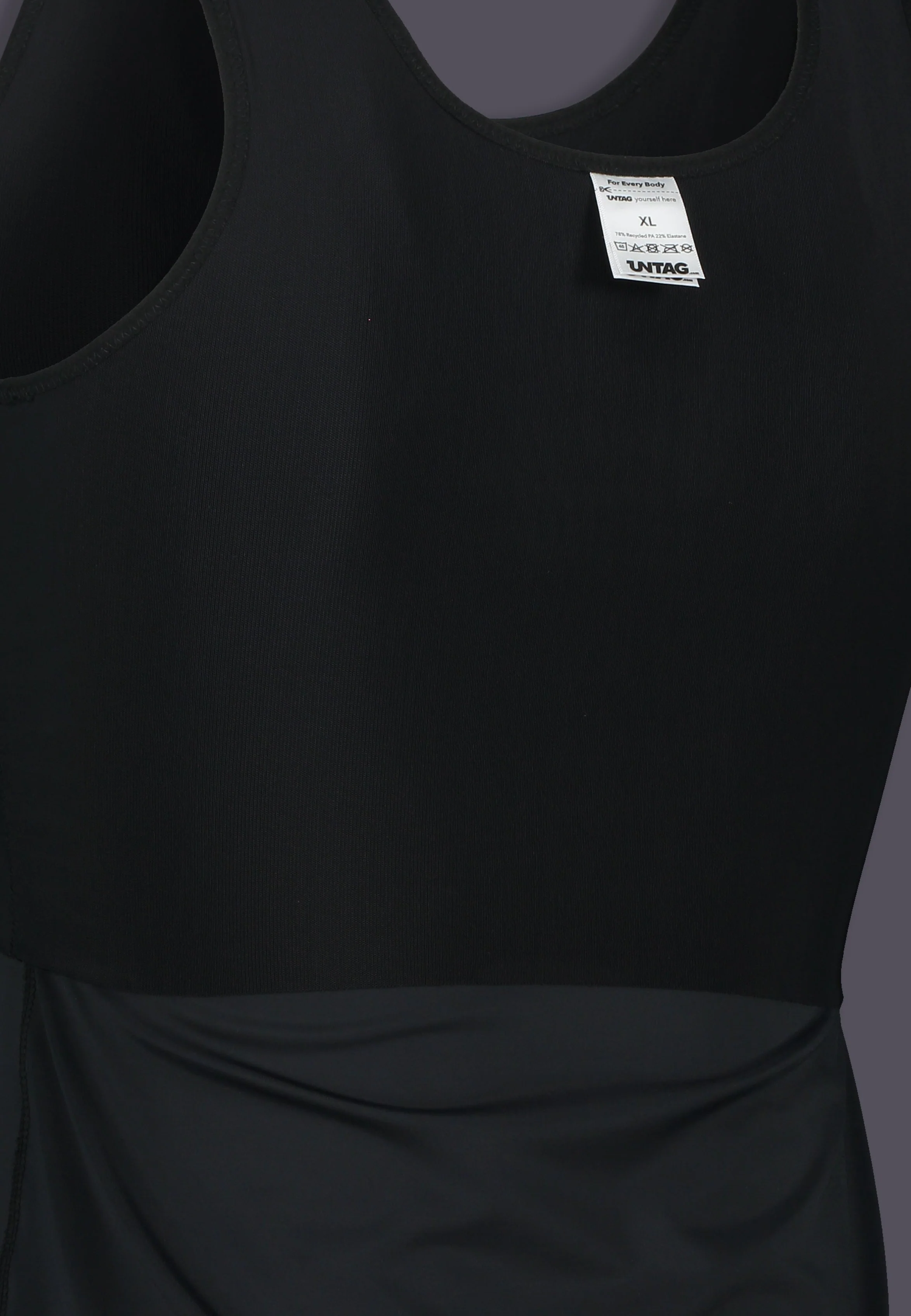 Fitted Built-in Swim Binder black - Image 8