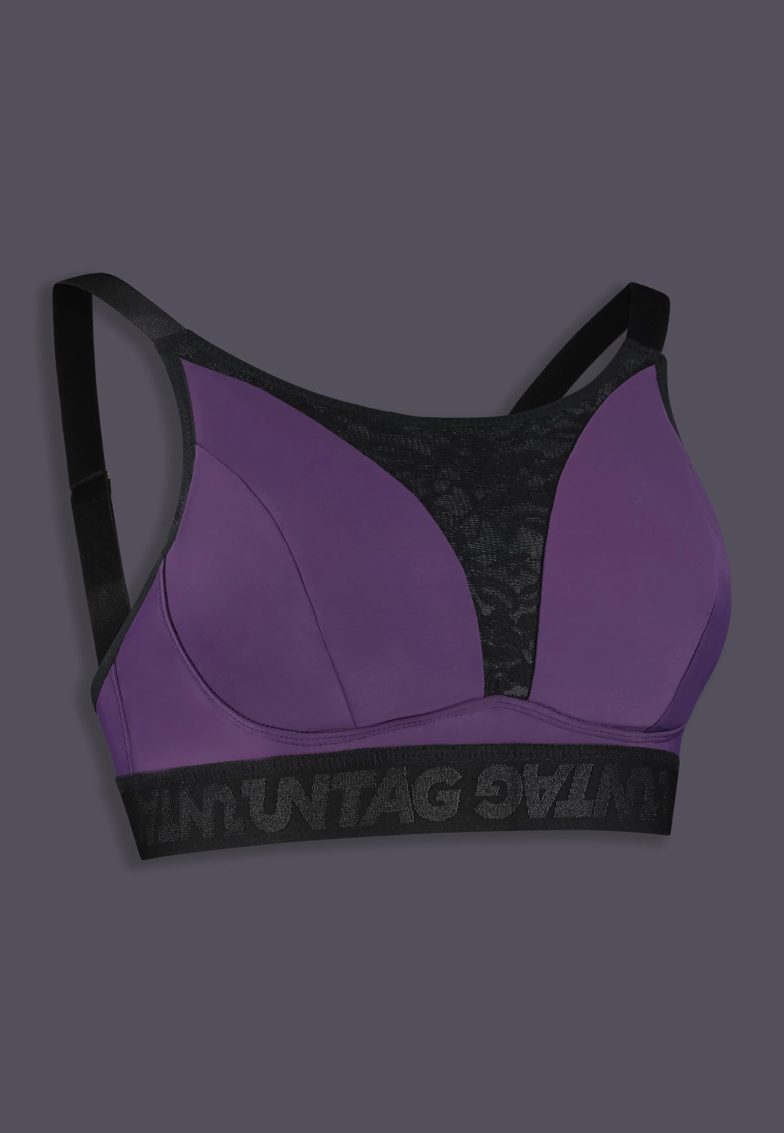Signature Bralette plum - Image 2